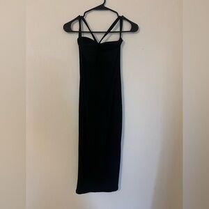 Zara Strapless Black Dress